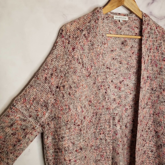 HEARTLOOM Multicolor Knit Cozy Cardigan Sweater M - Picture 4 of 10